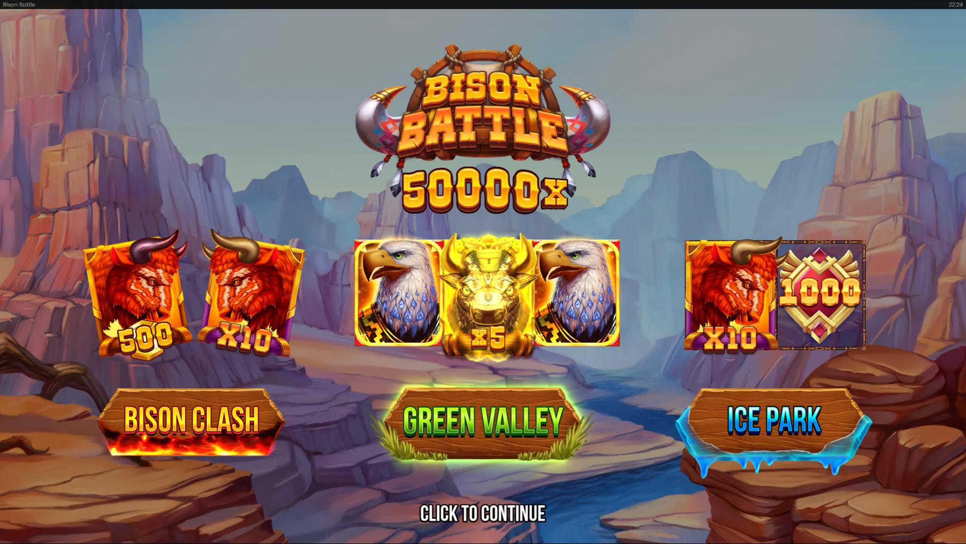Bison Battle Bonus Game and Features