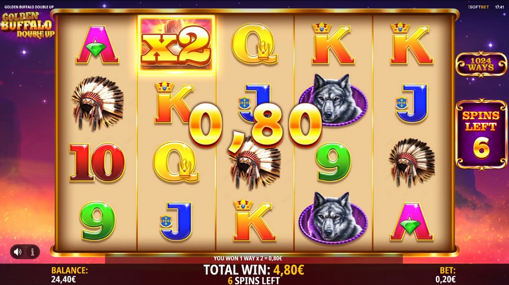 Moderate Strategy for the Golden Buffalo Double Up Slot